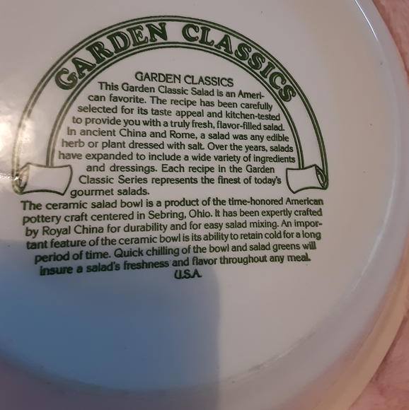 Large recipe salad bowl - Picture 3 of 4